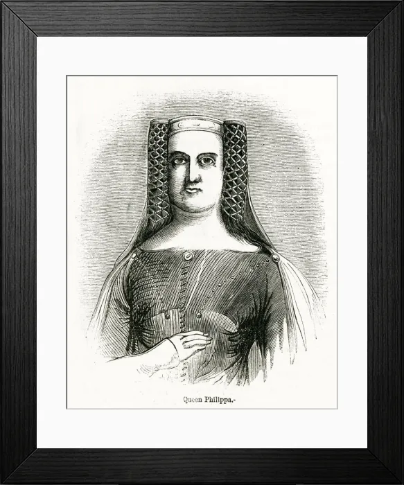 Framed Print : Philippa of Hainault Framed Print : Philippa of Hainault