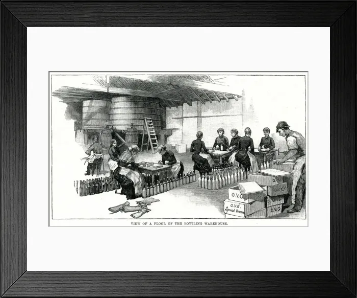 Framed Print : Glenlivet Scotch Whisky distillery 1890 Framed Print : Glenlivet Scotch Whisky distillery 1890