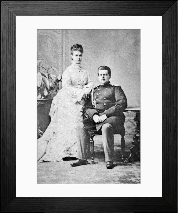 Framed Print : Grand Prince Vladimir and his fiancee Framed Print : Grand Prince Vladimir and his fiancee