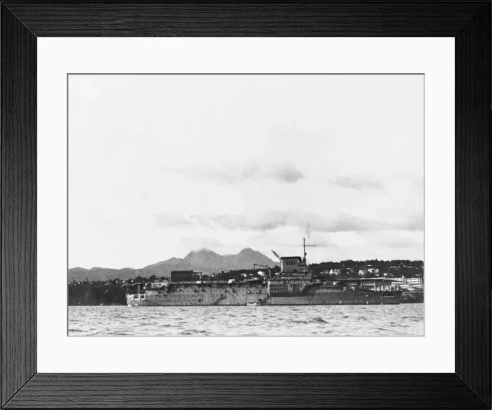 Framed Print : French aircraft carrier WWII Framed Print : French aircraft carrier WWII