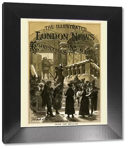 Christmas supplement front cover for 1875