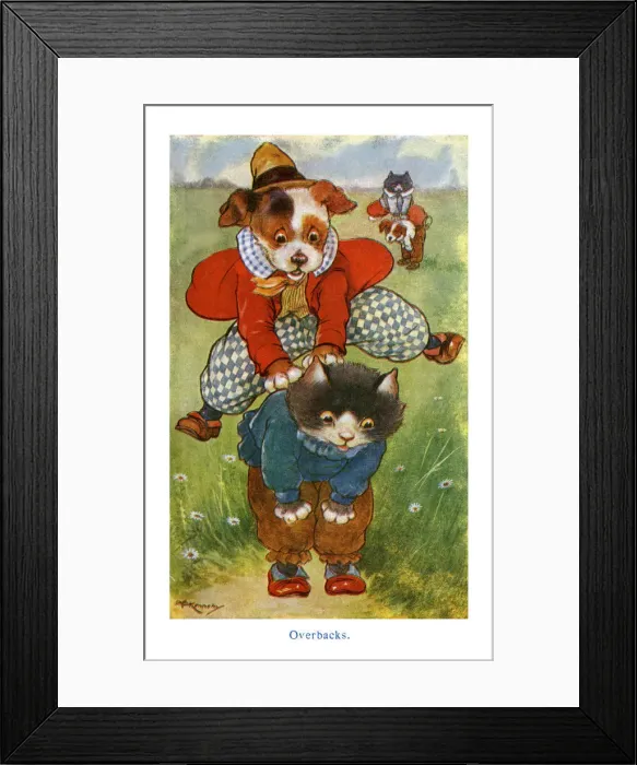 Framed Print : AE Kennedy. Leap frog Framed Print : AE Kennedy. Leap frog