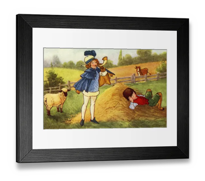 Framed Print : AE Kennedy. Little Boy blue Framed Print : AE Kennedy. Little Boy blue