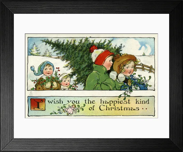 Framed Print : Bringing home the Christmas tree Framed Print : Bringing home the Christmas tree