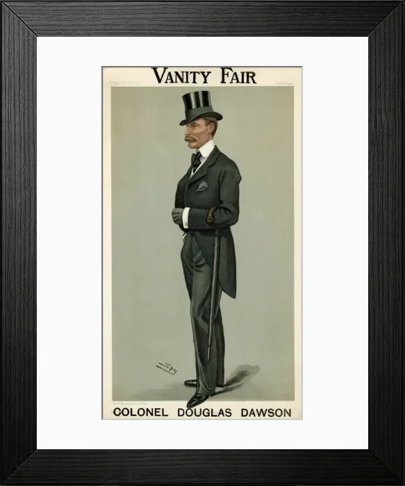 Framed Print : Sir Douglas F. R. Dawson, Vanity Fair, Spy in 1903 Framed Print : Sir Douglas F. R. Dawson, Vanity Fair, Spy in 1903