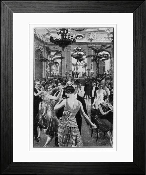 Framed Print : Detail of dancing at the Hotel Cecil