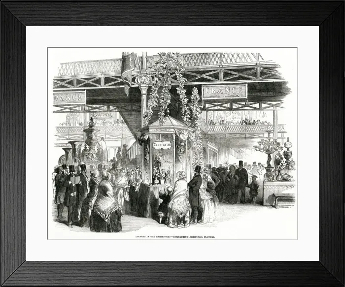 Framed Print : Interior of the Great Exhibition 1851 Framed Print : Interior of the Great Exhibition 1851