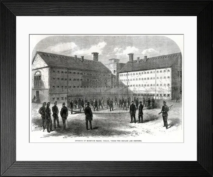 Framed Print : Mountjoy Prison 1866 Framed Print : Mountjoy Prison 1866
