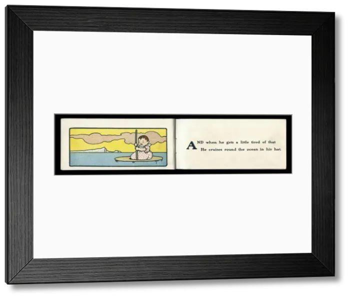 Framed Print : Baby Scouts -- out at sea Framed Print : Baby Scouts -- out at sea