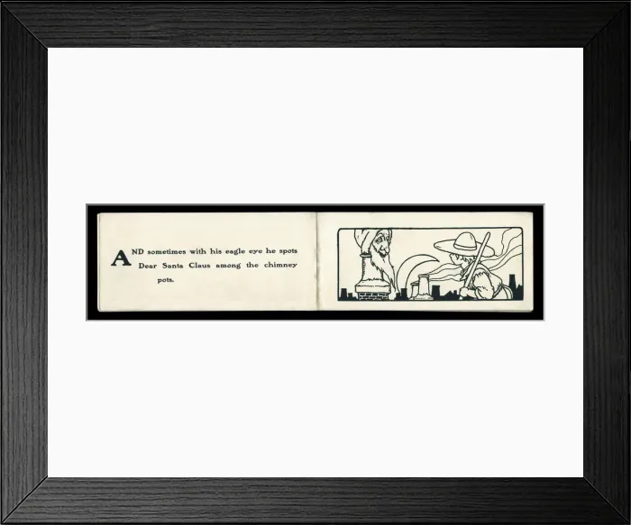 Framed Print : Baby Scouts -- Santa Claus Framed Print : Baby Scouts -- Santa Claus