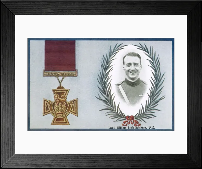 Framed Print : Victoria Cross - Lieutenant William Leefe Robinson Framed Print : Victoria Cross - Lieutenant William Leefe Robinson