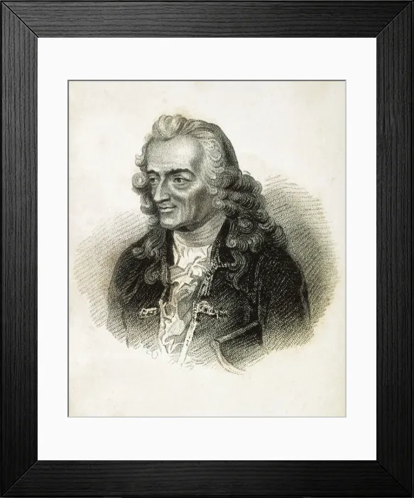 Framed Print : VOLTAIRE, Francois-Marie Arouet, also known as Framed Print : VOLTAIRE, Francois-Marie Arouet, also known as