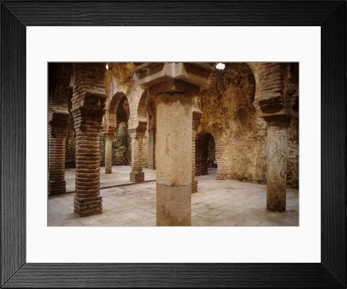 Framed Print : SPAIN. Ronda. Moorish baths (13th-14th centuries) Framed Print : SPAIN. Ronda. Moorish baths (13th-14th centuries)