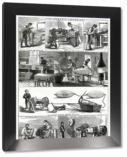 Manufacture of War materials at Woolwich Arsenal 1877