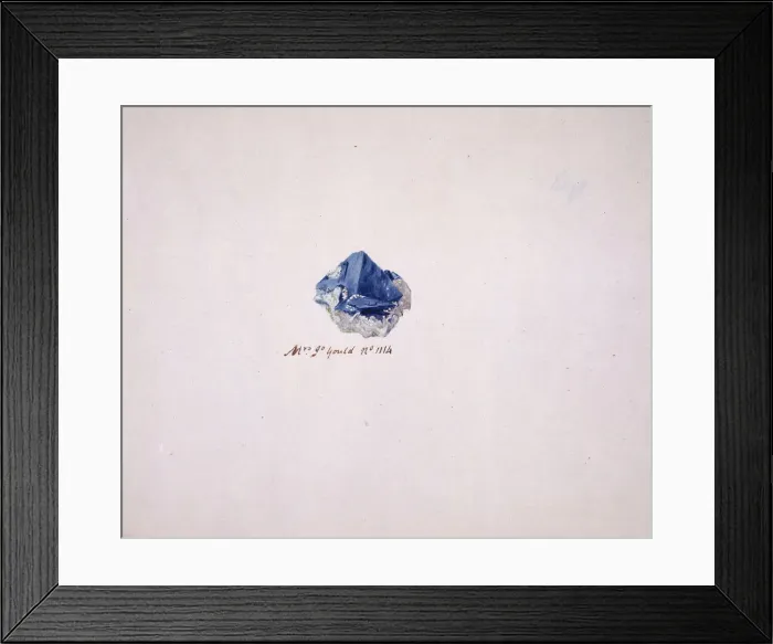 Framed Print : Plate 16d from Specimens of British minerals? vol. 2 (1802) b Framed Print : Plate 16d from Specimens of British minerals? vol. 2 (1802) b