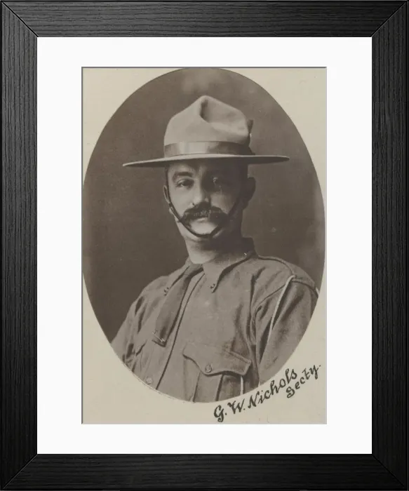 Framed Print : G W Nichols, Transvaal Boy Scouts Association Framed Print : G W Nichols, Transvaal Boy Scouts Association