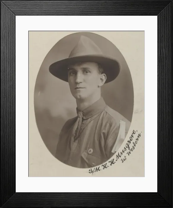 Framed Print : H H Musgrove, 1st Western Scout Troop, Johannesburg Framed Print : H H Musgrove, 1st Western Scout Troop, Johannesburg