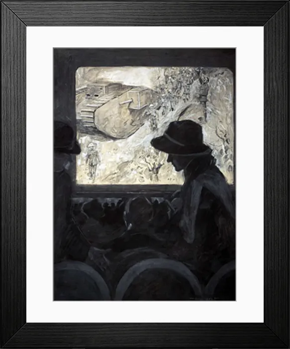 Framed Print : Triumphant return of a tank Framed Print : Triumphant return of a tank