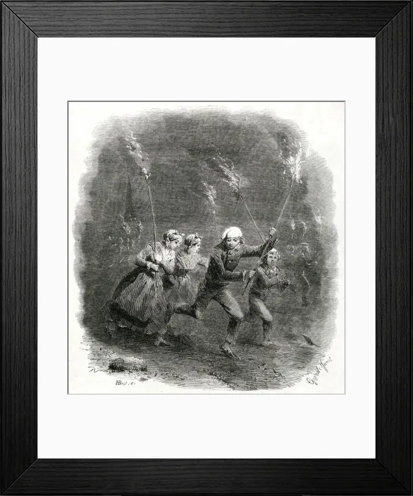 Framed Print : Peasants celebrating Christmas Eve at Tonniens 1854 Framed Print : Peasants celebrating Christmas Eve at Tonniens 1854