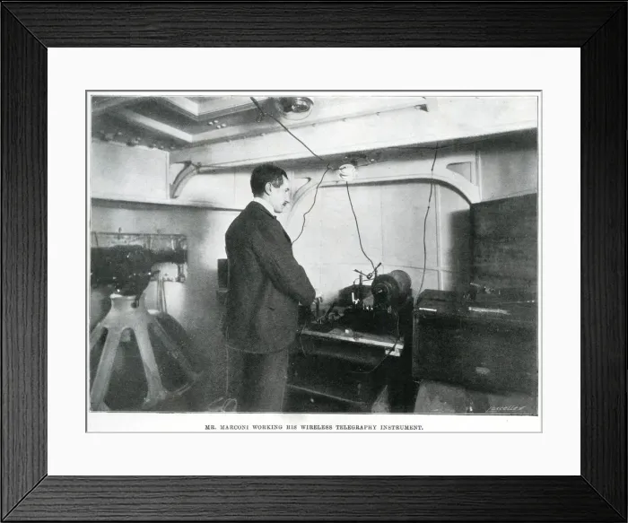 Framed Print : Guglielmo Marconi Framed Print : Guglielmo Marconi
