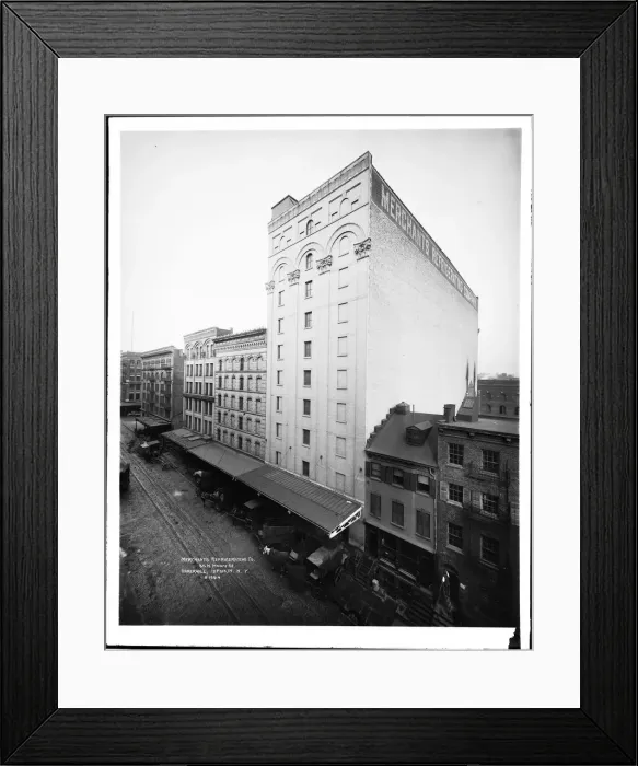 Framed Print : The Merchants Refrigerating Co. building Framed Print : The Merchants Refrigerating Co. building