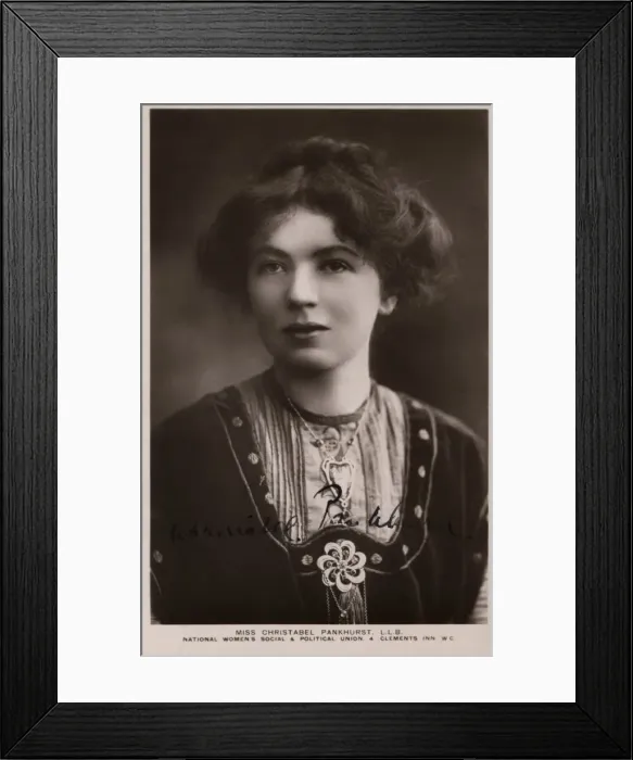 Framed Print : Christabel Pankhurst Framed Print : Christabel Pankhurst