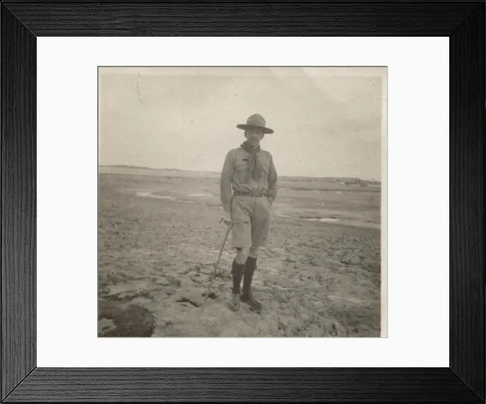 Framed Print : Sir Douglas Allen at Sidi Bishr, Egypt Framed Print : Sir Douglas Allen at Sidi Bishr, Egypt
