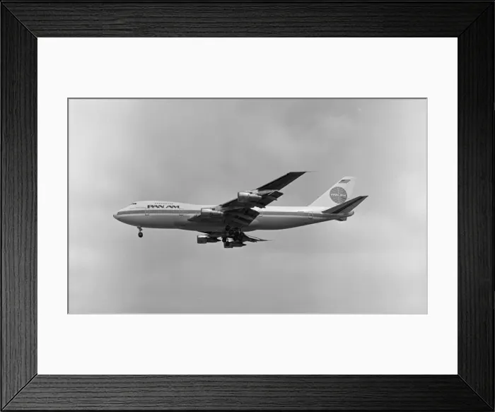 Framed Print : Boeing 747 N728PA Pan Am Heathrow Framed Print : Boeing 747 N728PA Pan Am Heathrow