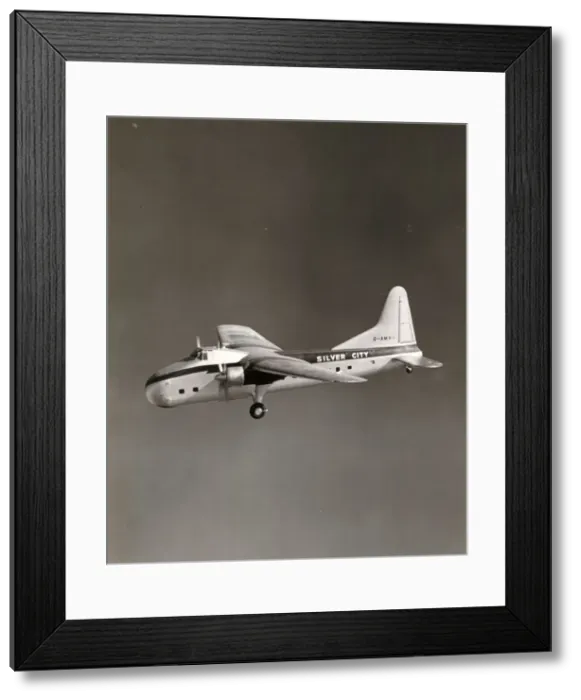 Framed Print : The first Bristol Freighter 32 G-AMWA of Silver City Airways Framed Print : The first Bristol Freighter 32 G-AMWA of Silver City Airways