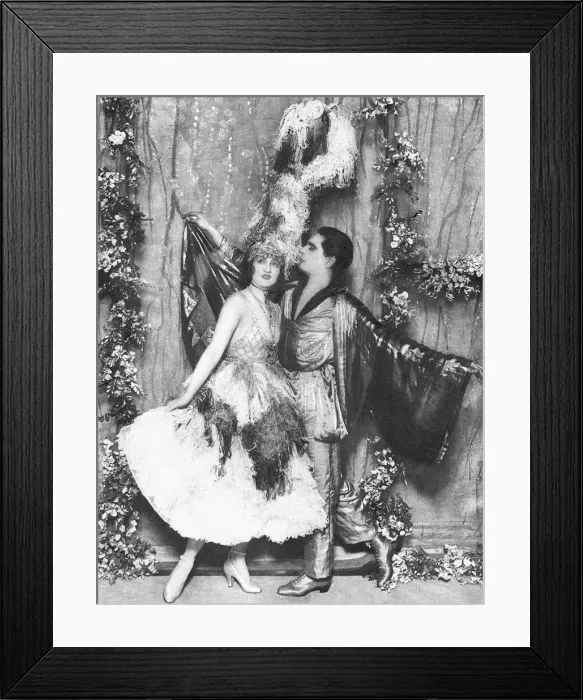 Framed Print : Gaby Deslys and Harry Pilcer - Casino de Paris