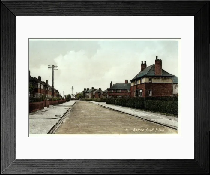 Framed Print : Roscoe Road, Irlam, Lancashire Framed Print : Roscoe Road, Irlam, Lancashire