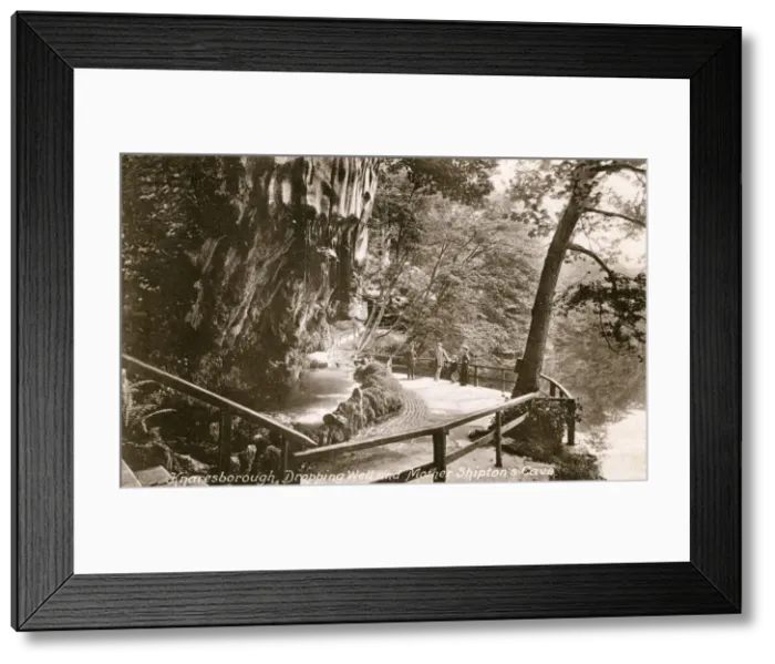 Framed Print : Dropping Well & Mother Shiptons Cave, Knaresborough Framed Print : Dropping Well & Mother Shiptons Cave, Knaresborough