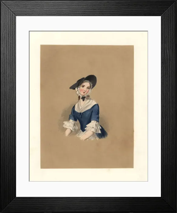 Framed Print : Dress of the reign of King George II, 1727-1760 Framed Print : Dress of the reign of King George II, 1727-1760