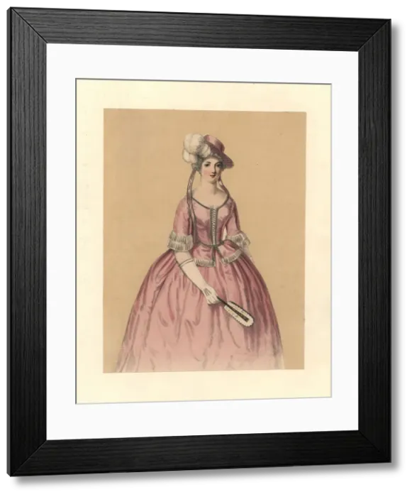 Framed Print : Dress of the reign of King George II, 1727-1760 Framed Print : Dress of the reign of King George II, 1727-1760