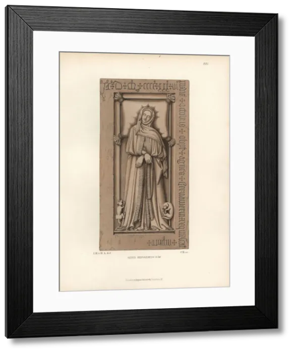 Framed Print : Tombstone of Agnes Bernauer, 1410-1436 Framed Print : Tombstone of Agnes Bernauer, 1410-1436
