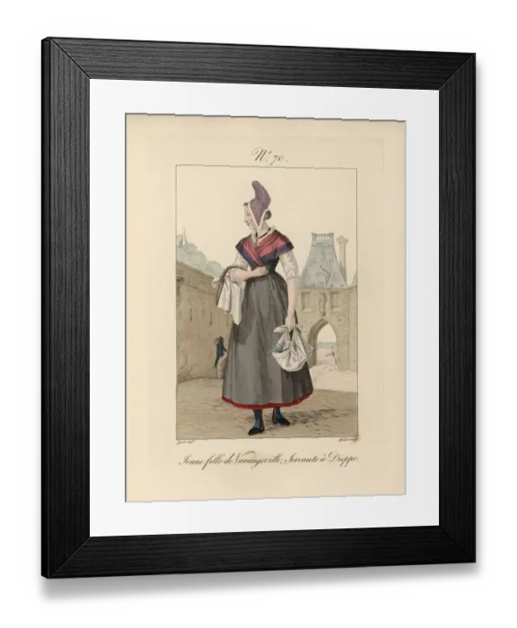 Framed Print : Young girl of Varengeville, near Dieppe Framed Print : Young girl of Varengeville, near Dieppe