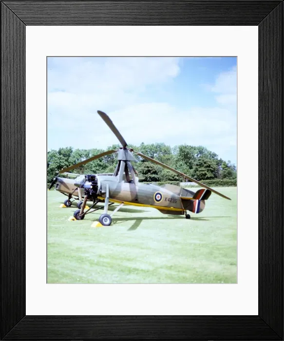 Framed Print : Cierva C30 Rota used by the wartime RAF photographed at Old Warden by Hugh W Cowin Framed Print : Cierva C30 Rota used by the wartime RAF photographed at Old Warden by Hugh W Cowin