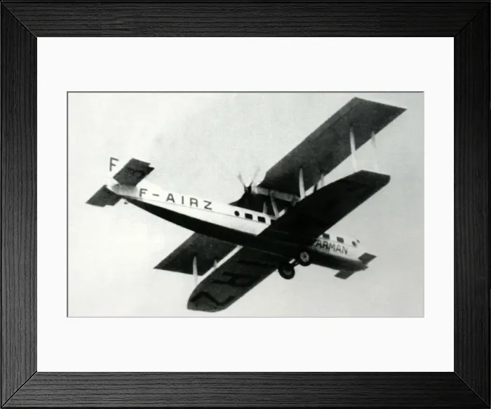 Framed Print : Farman F180 (aft) aloft from under Framed Print : Farman F180 (aft) aloft from under