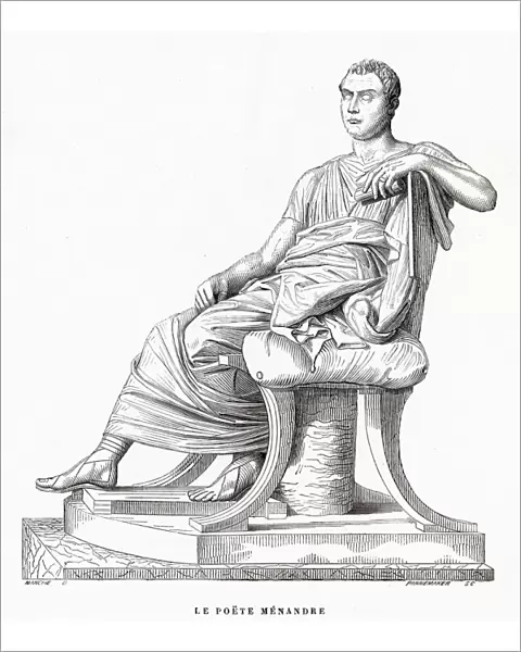 MENANDER. Menander (343-291 BC), Greek author of more than 100 comedies