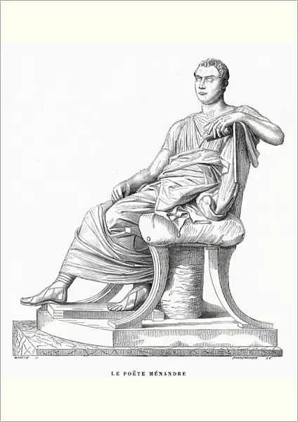 MENANDER. Menander (343-291 BC), Greek author of more than 100 comedies