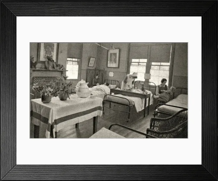 Framed Print : London Orphan Asylum, Watford - Infirmary Girls Ward Framed Print : London Orphan Asylum, Watford - Infirmary Girls Ward