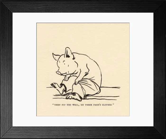 Framed Print : Hungry Peter dressing as the Fat Boy in Pickwick Framed Print : Hungry Peter dressing as the Fat Boy in Pickwick