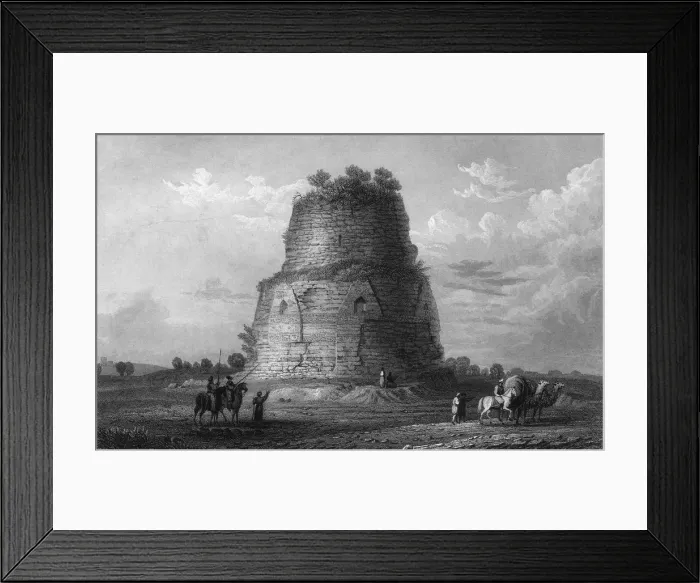 Framed Print : Brick Tower at Sarnath, Uttar Pradesh, India Framed Print : Brick Tower at Sarnath, Uttar Pradesh, India