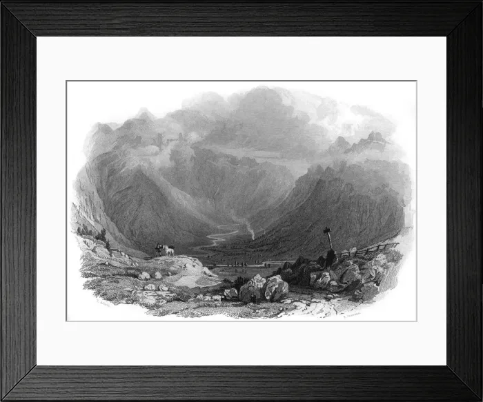 Framed Print : Langdale Pikes, Cumbria, Lake District Framed Print : Langdale Pikes, Cumbria, Lake District