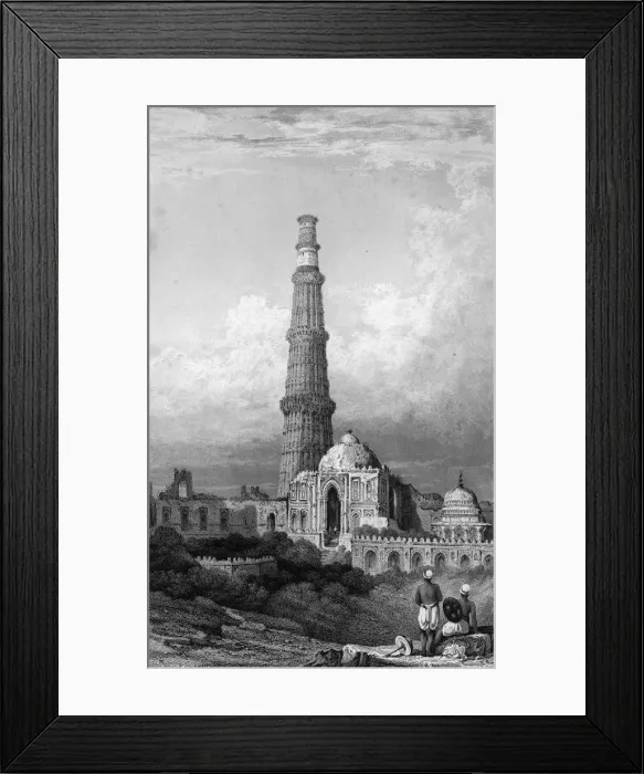 Framed Print : Qutub Minar, Delhi, India Framed Print : Qutub Minar, Delhi, India