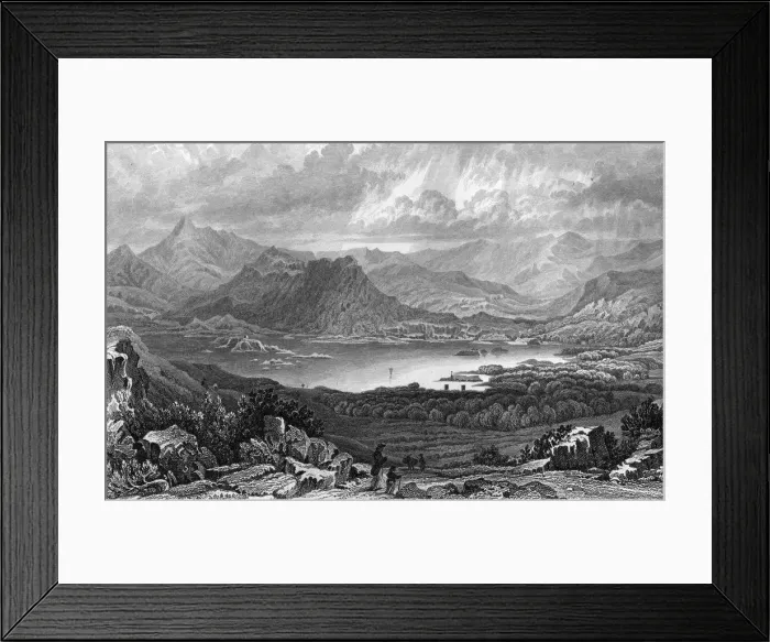 Framed Print : View of Glengarriff, County Cork, Ireland Framed Print : View of Glengarriff, County Cork, Ireland