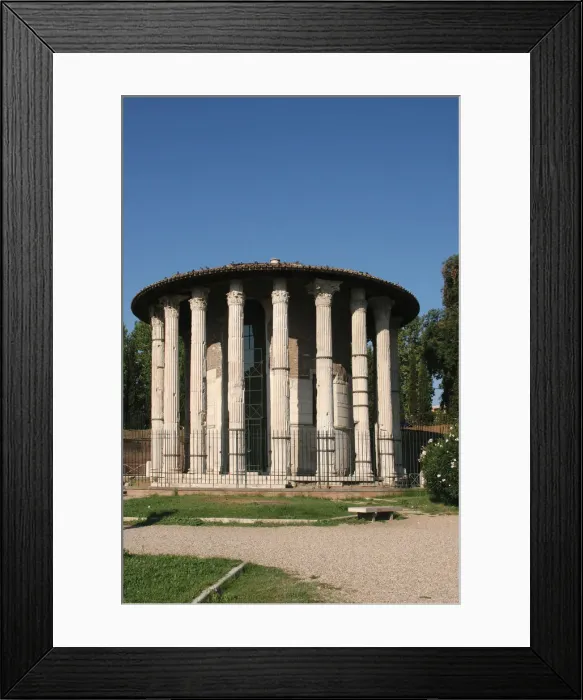 Framed Print : Italy. Rome. Circular Temple of Hercules Victor Framed Print : Italy. Rome. Circular Temple of Hercules Victor