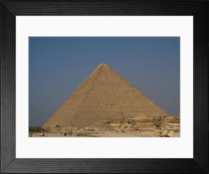 Framed Print : Egypt. The Great Pyramid of Giza, called the Pyramid of Khuf Framed Print : Egypt. The Great Pyramid of Giza, called the Pyramid of Khuf
