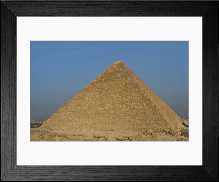Framed Print : Egypt. The Great Pyramid of Giza, called the Pyramid of Khuf Framed Print : Egypt. The Great Pyramid of Giza, called the Pyramid of Khuf