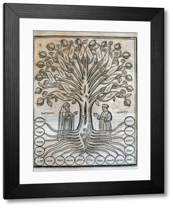 Framed Print : Llull, Ramon (1233 / 1235-1315 / 1316). Majorcan writer and phi Framed Print : Llull, Ramon (1233 / 1235-1315 / 1316). Majorcan writer and phi